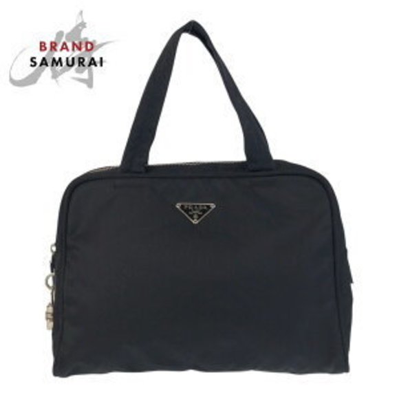 Prada Black Nylon Handbag Tessuto Triangle - Picture 1 of 9